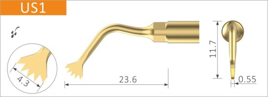 Kompatible Spitzen für MECTRON Chirurgiegeräte
