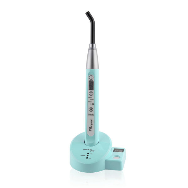 Hellgr&uuml;n, C01-C LED Polymerisationslampe mit LED Lichtquelle 1500 mW/cm2