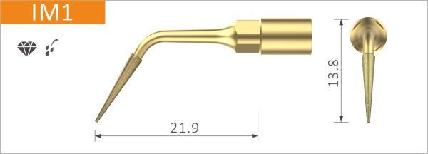 Knochenperforation, diamantiert, passend für MECTRON