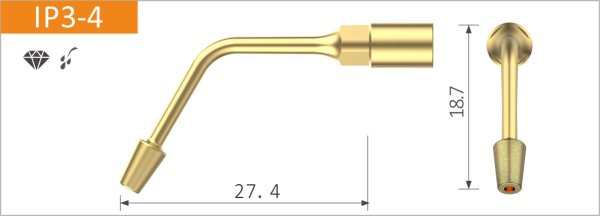 Spitze für die Vorbereitung des Implantatbetts Ø3-4mm