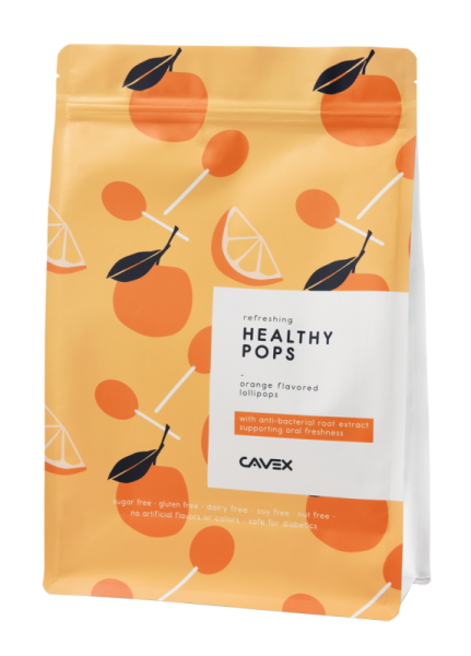 Cavex Healthypops Orange für frischen Atem