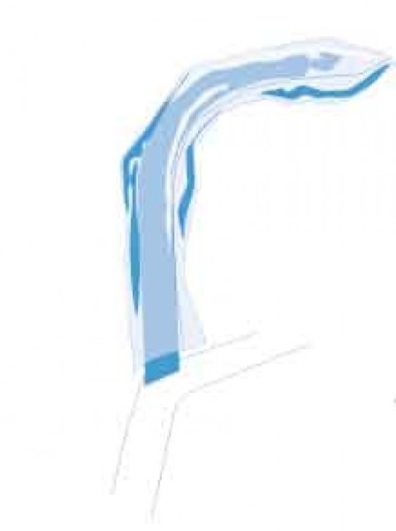 Bissüberzug für Röntgenapparat 9,7x5,7 cm (konisch-förmig) - Weiß