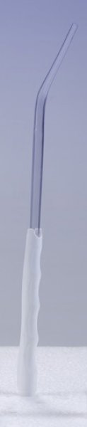 Sterile Absaugkanüle mit ergonomischem Handgriff ohne Saugregulierung (Länge 15 cm)